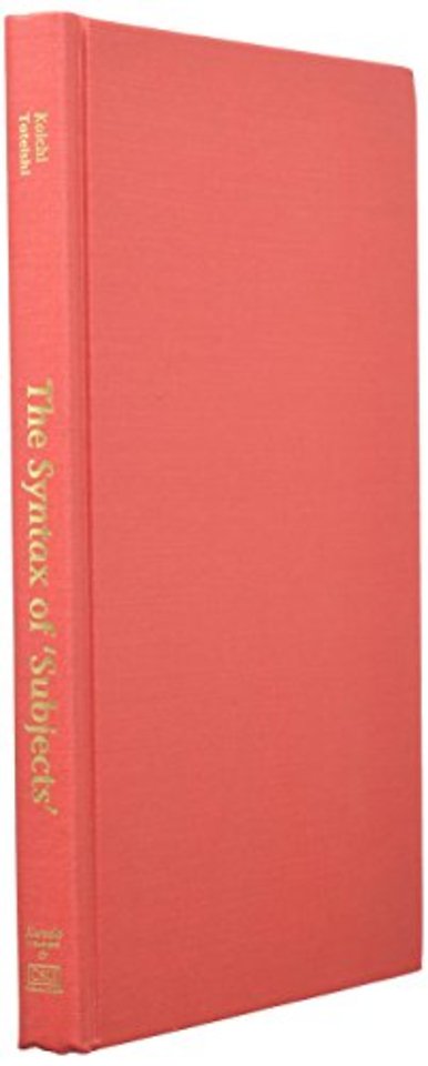 The Syntax of Subjects