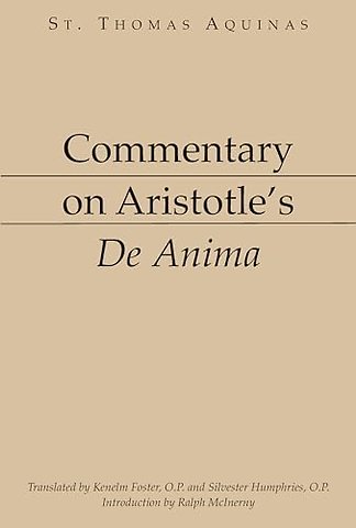 Commentary on Aristotle`s De Anima