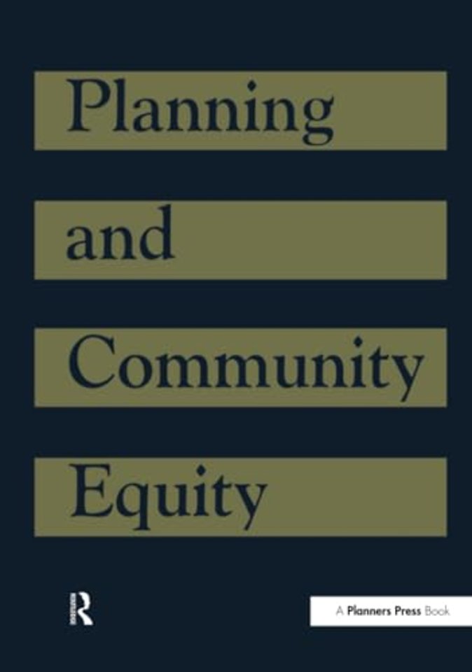 Planning and Community Equity