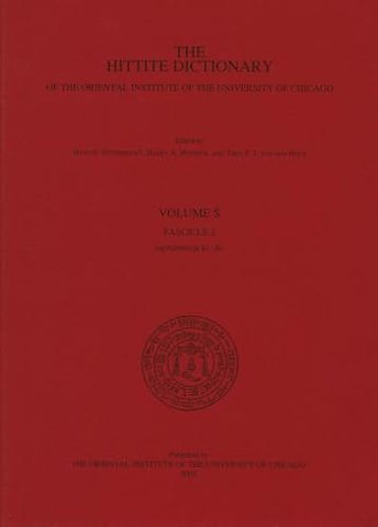 Hittite Dictionary of the Oriental Institute of the University of Chicago. Volume S fascicle 2
