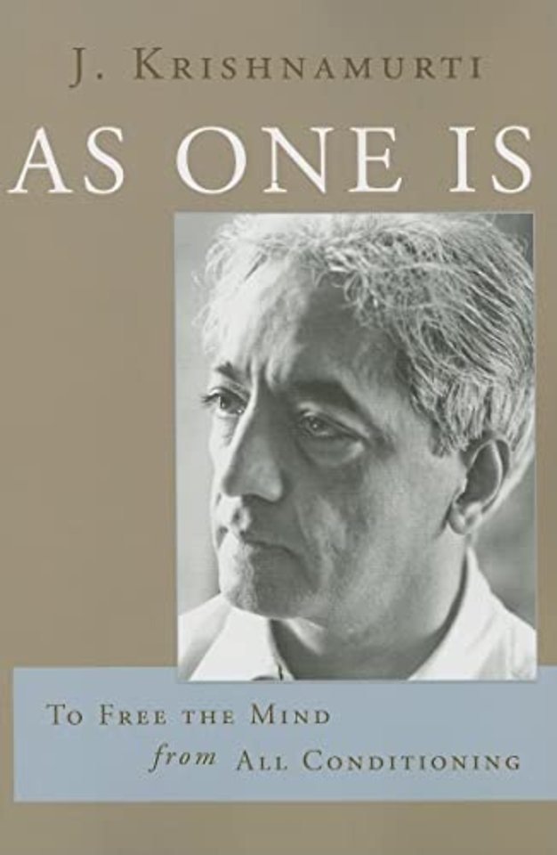 As One is