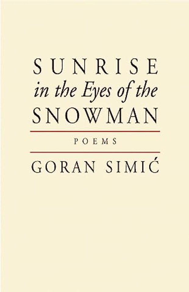 Sunrise in the Eyes of the Snowman