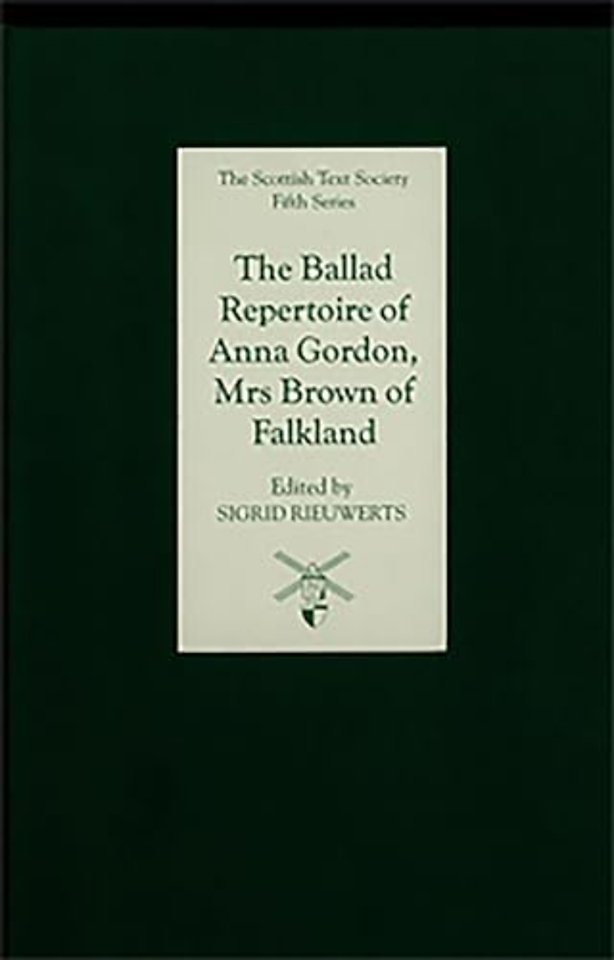 Ballad Repertoire of Anna Gordon, Mrs Brown of Falkland