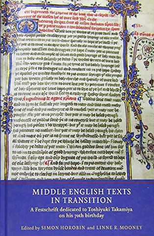 Middle English Texts in Transition