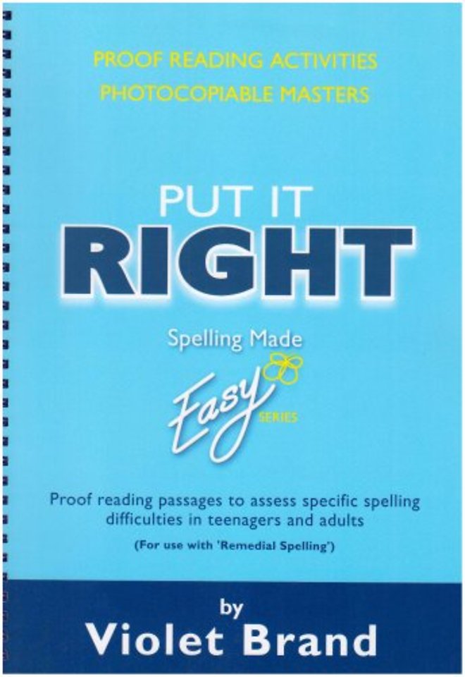 Put it Right
