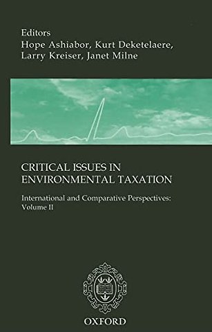 Critical Issues in Environmental Taxation