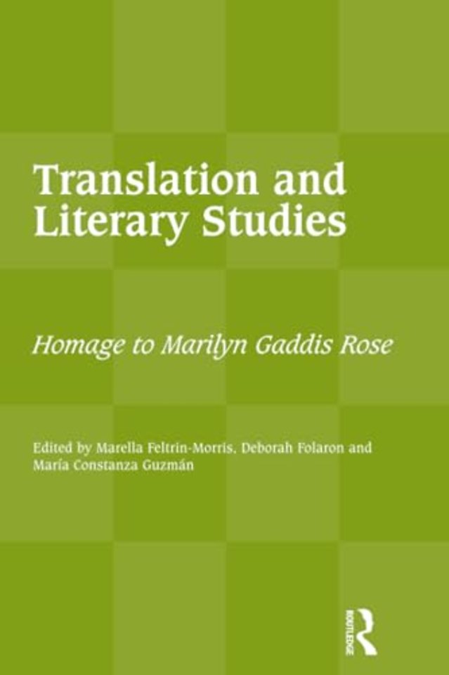 Translation and Literary Studies