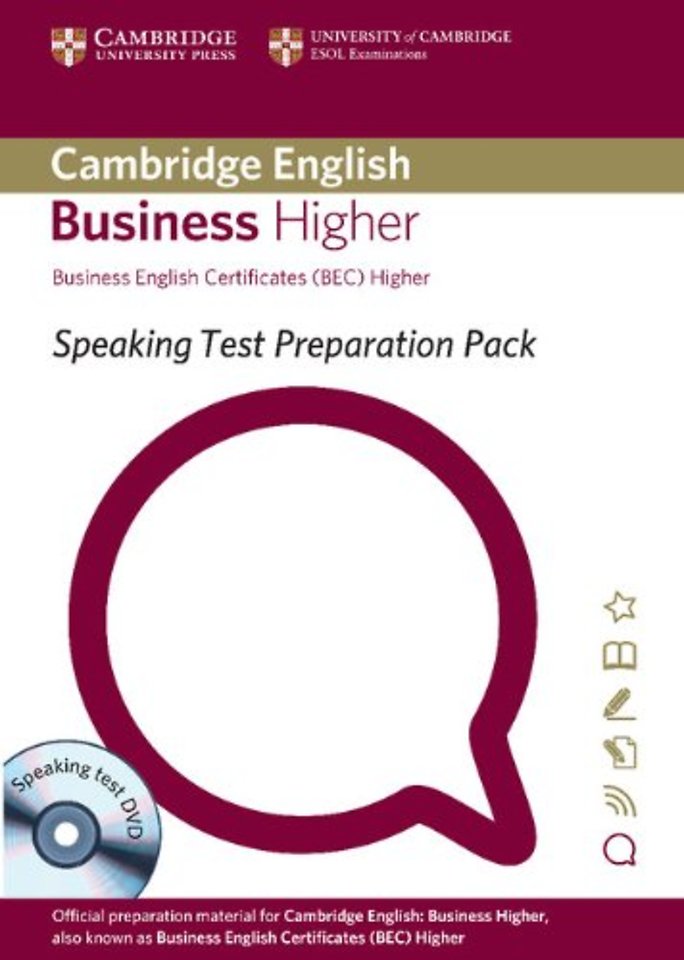 Speaking Test Preparation Pack for BEC Higher Paperback with DVD