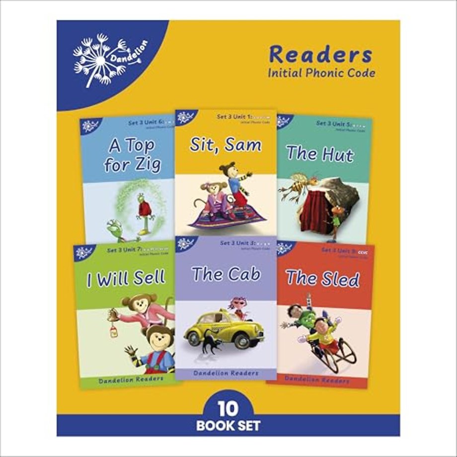 Phonic Books Dandelion Readers Set 3 Units 1-10