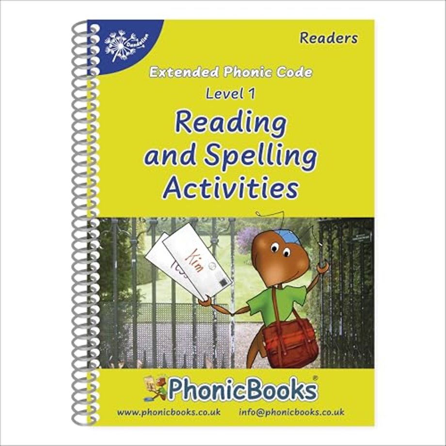 Phonic Books Dandelion Readers Reading and Spelling Activities Vowel Spellings Level 1