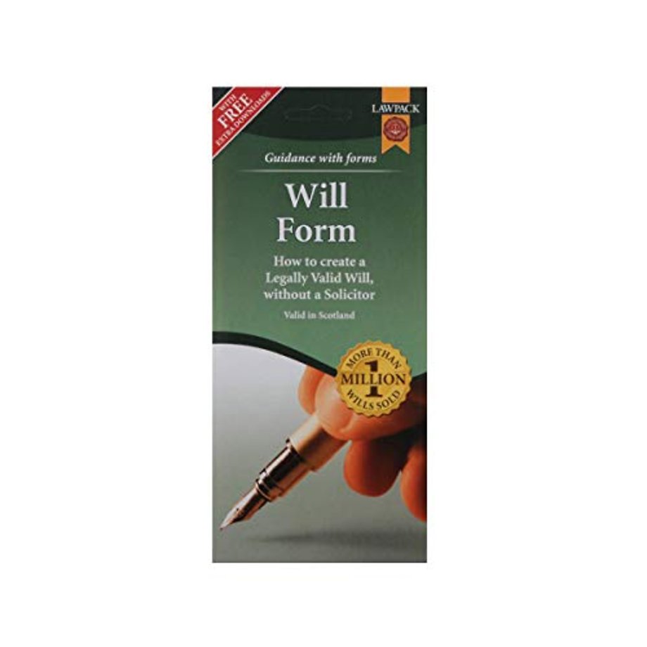 Last Will & Testament Form Pack for Scotland