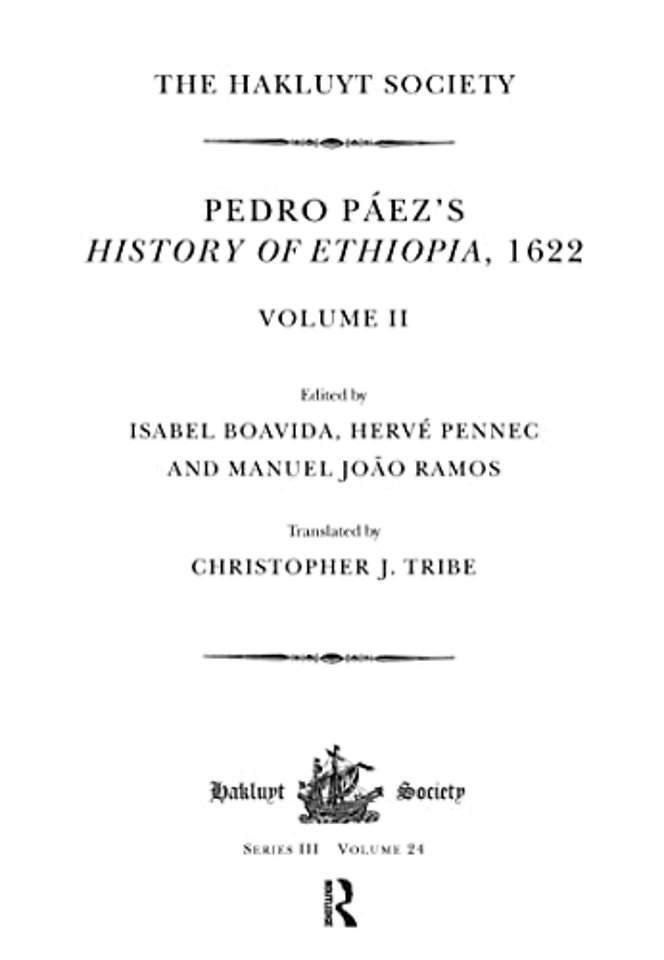 Pedro Páez's History of Ethiopia, 1622 / Volume II