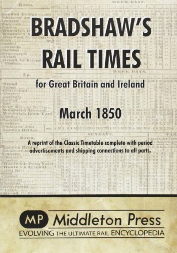 Bradshaw's Rail Times 1850