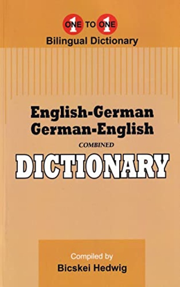 English-German & German-English One-to-One Dictionary