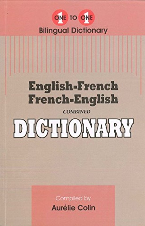 English-French & French-English One-to-One Dictionary