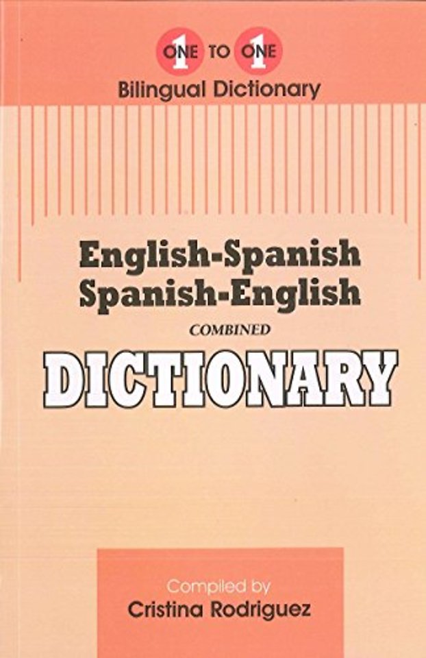 English-Spanish & Spanish-English One-to-One Dictionary