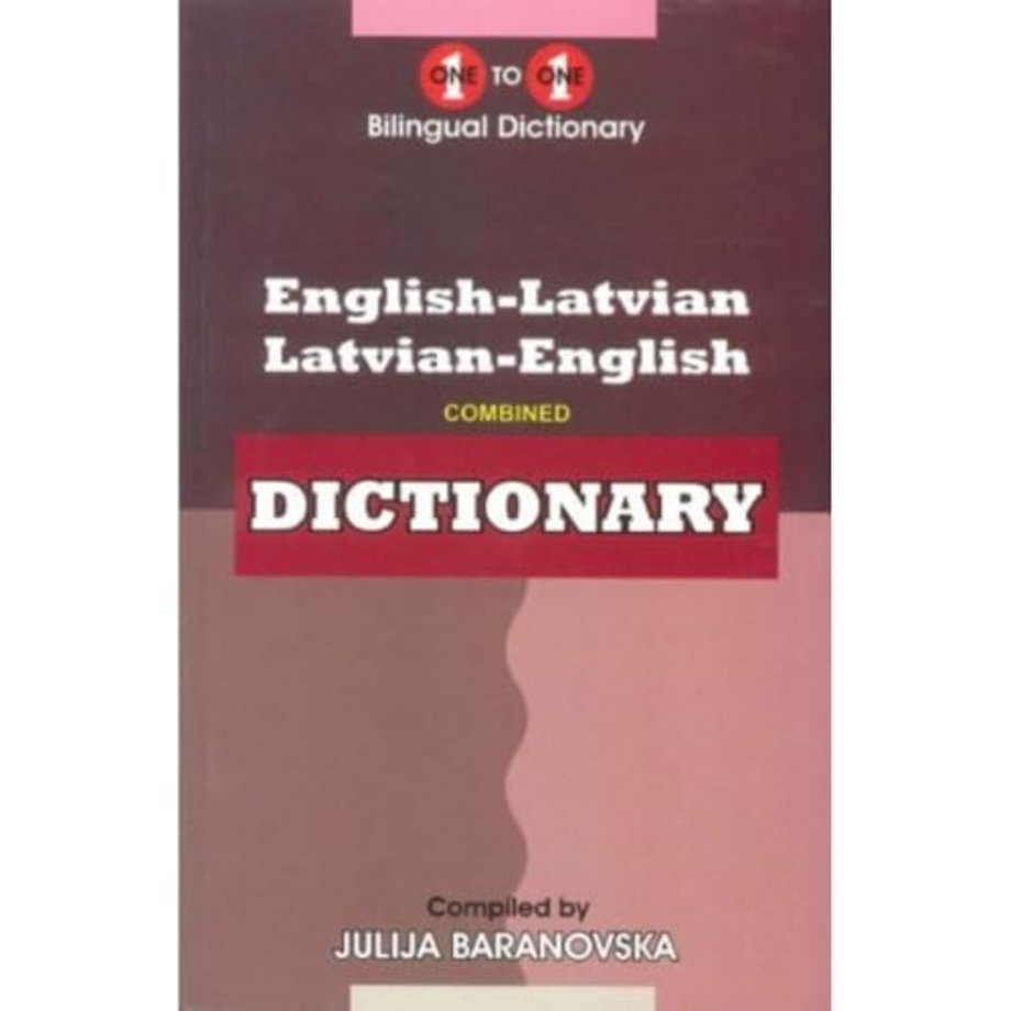 English-Latvian & Latvian-English One-to-One Dictionary