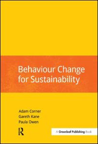 Behaviour Change for Sustainability