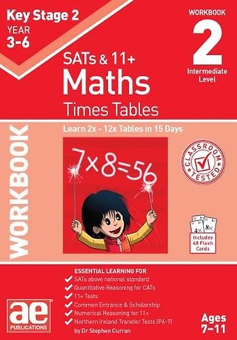 KS2 Times Tables Workbook 2