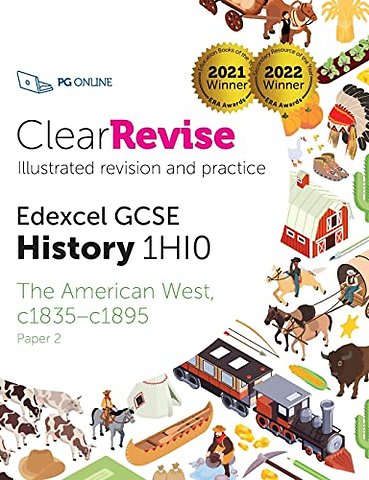 ClearRevise Edexcel GCSE 1HI0 American West c1835-c1895 Paper 2