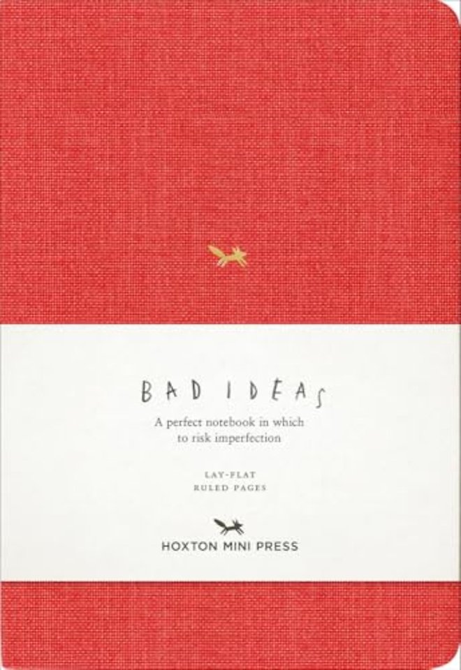 A Notebook For Bad Ideas - Red/lined
