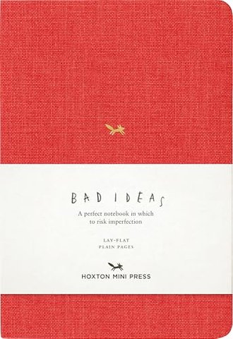 A Notebook For Bad Ideas - Red/plain