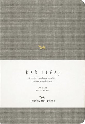 A Notebook For Bad Ideas - Grey/lined