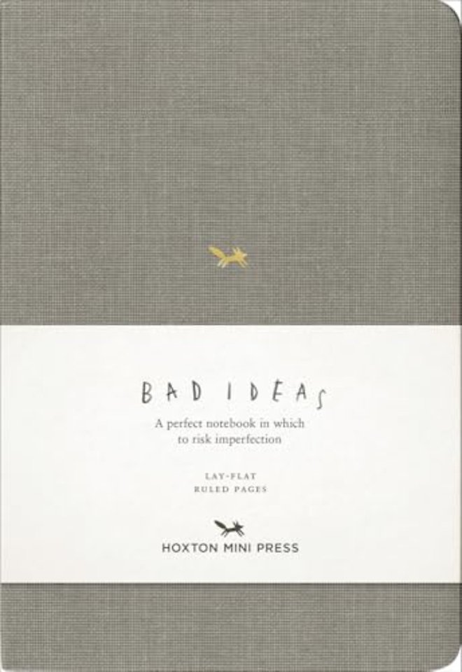 A Notebook For Bad Ideas - Grey/lined