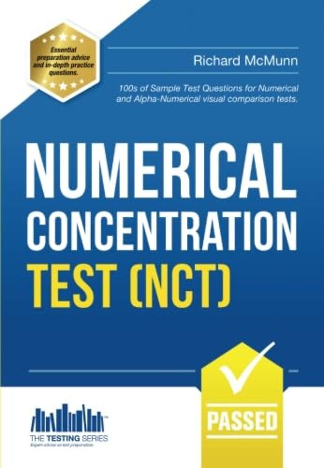 Numerical Concentration Test (NCT): Sample Test Questions for Train Drivers and Recruitment Processes to Help Improve Concentration and Working Under Pressure