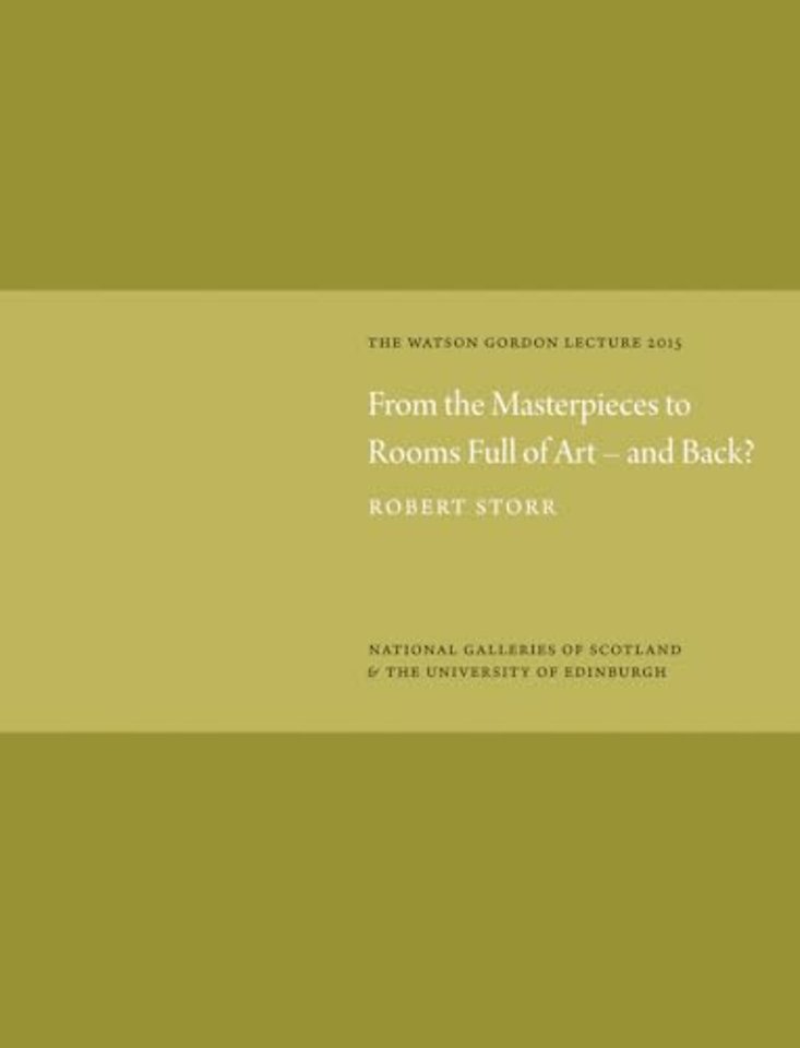 From the Masterpieces to Rooms Full of Art - and Back?
