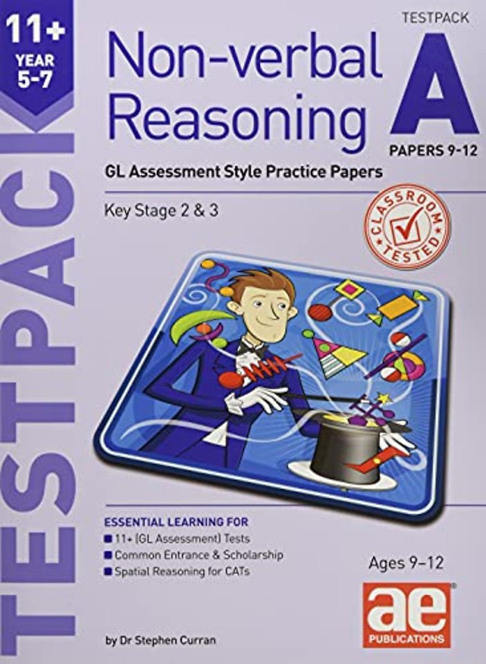11+ Non-verbal Reasoning Year 5-7 Testpack A Papers 9-12