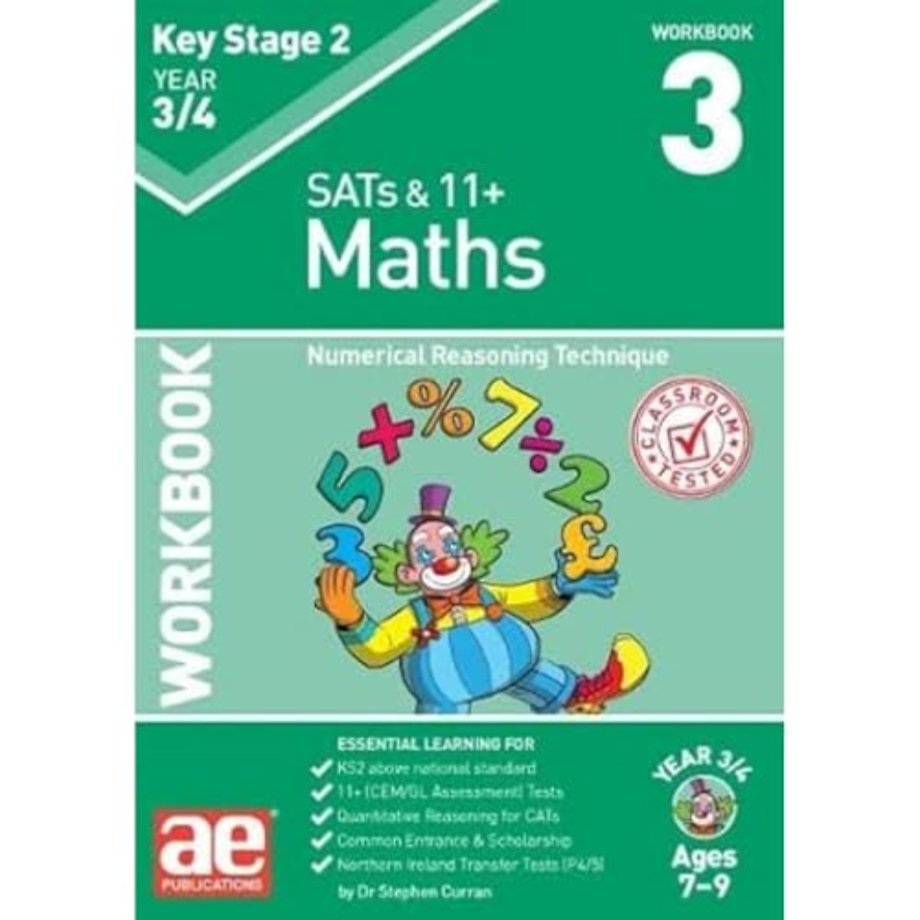 KS2 Maths Year 3/4 Workbook 3
