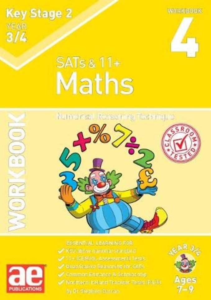 KS2 Maths Year 3/4 Workbook 4