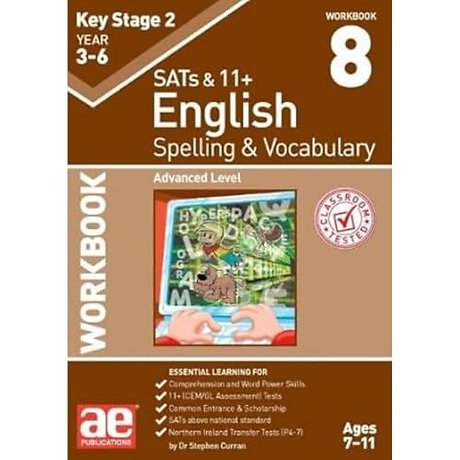 KS2 Spelling & Vocabulary Workbook 8