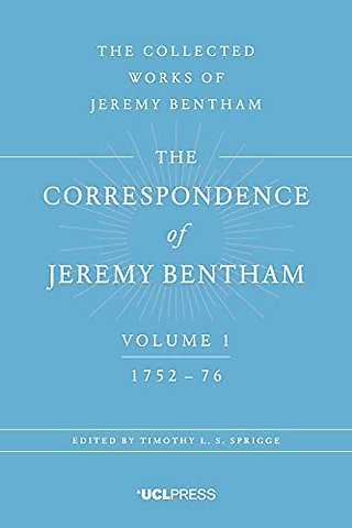 The Correspondence of Jeremy Bentham, Volume 1