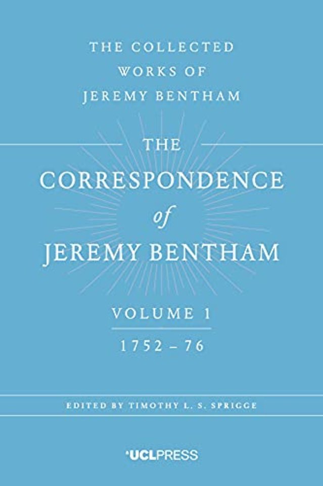 The Correspondence of Jeremy Bentham, Volume 1