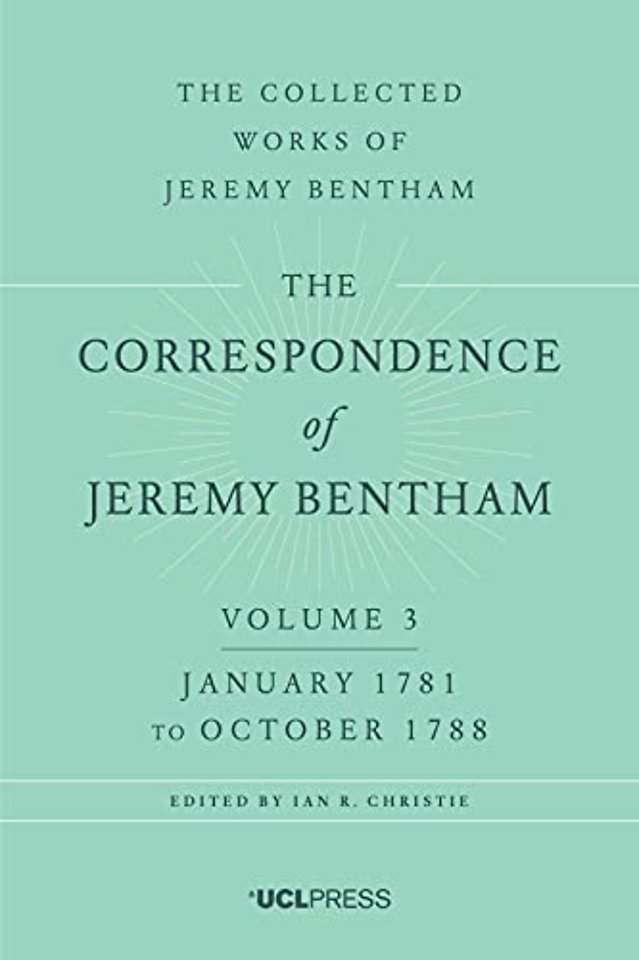 The Correspondence of Jeremy Bentham, Volume 3