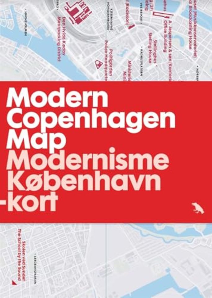 Modern Copenhagen Map / Modernisme København -kort