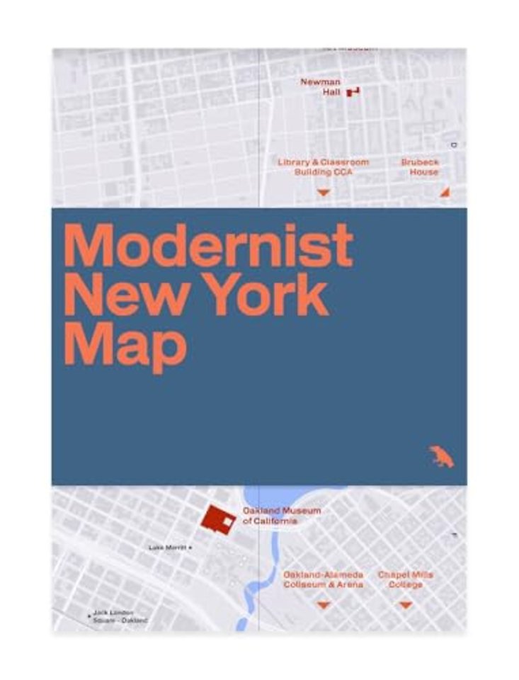Modernist New York Map
