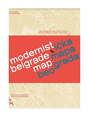 Modernist Belgrade Map