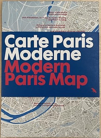 Modern Paris Map