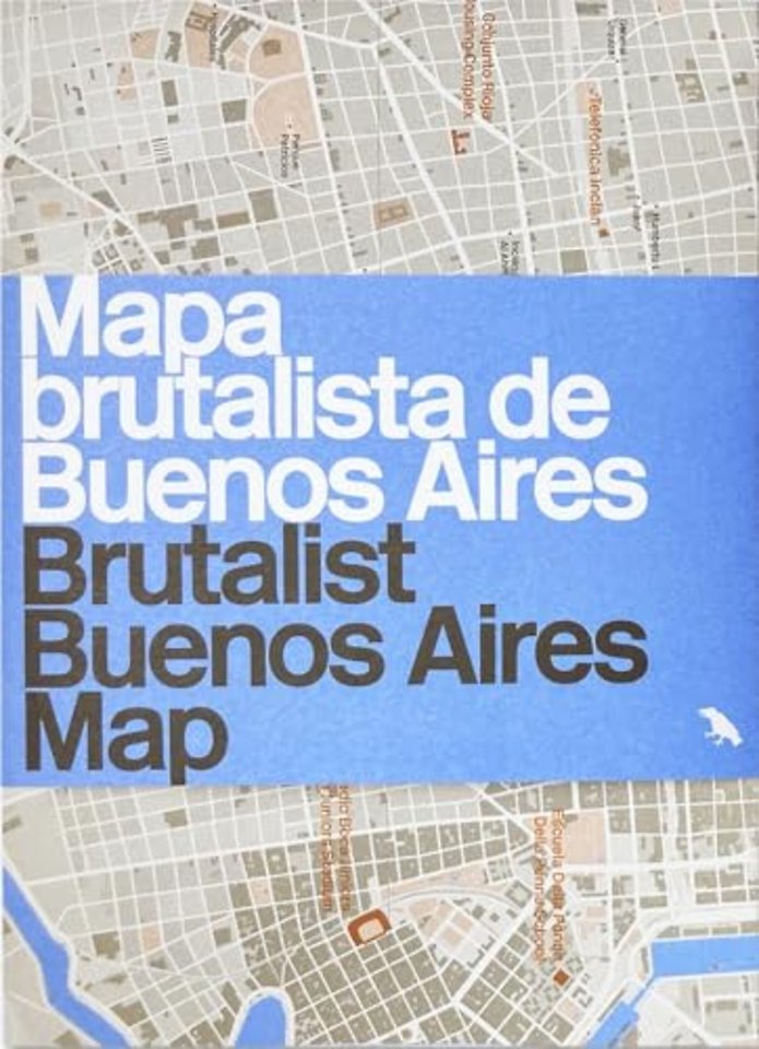 Brutalist Buenos Aires Map / Mapa brutalista de Buenos Aires