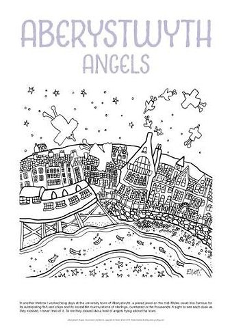 Helen Elliott Poster: Aberystwyth Angels
