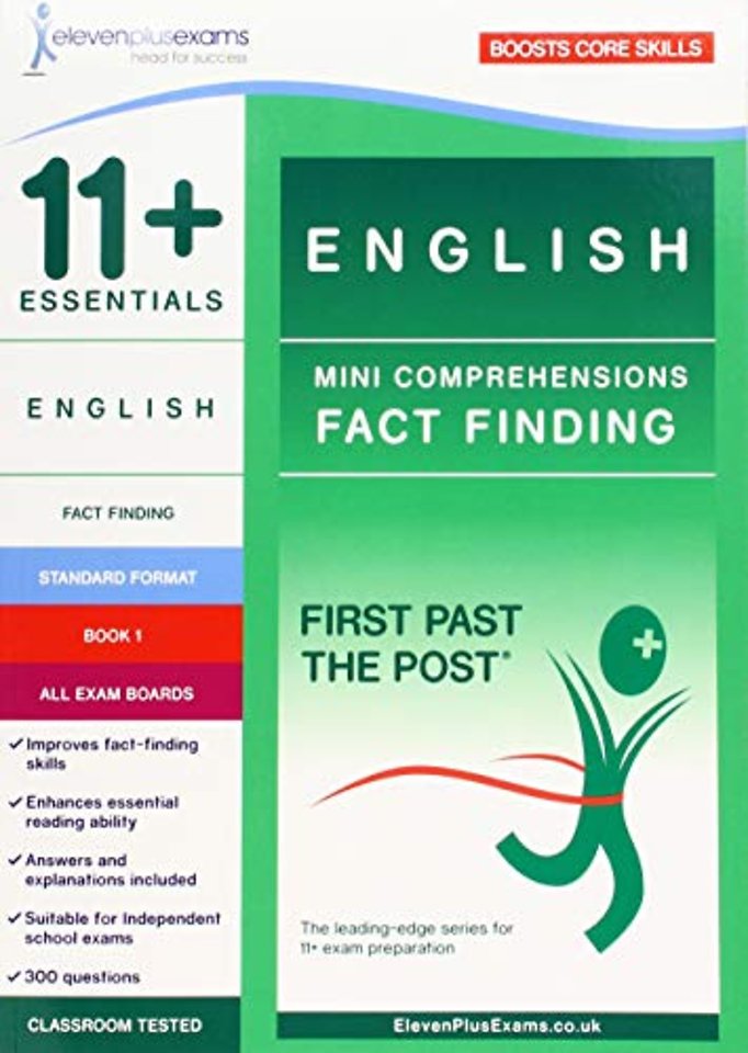 11+ Essentials English Mini-Comprehensions: Fact-Finding Book 1