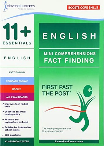11+ Essentials English Mini-Comprehensions: Fact-Finding Book 2