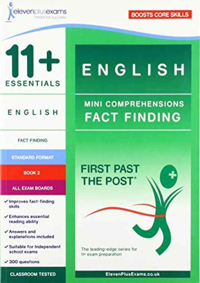 11+ Essentials English Mini-Comprehensions: Fact-Finding Book 2