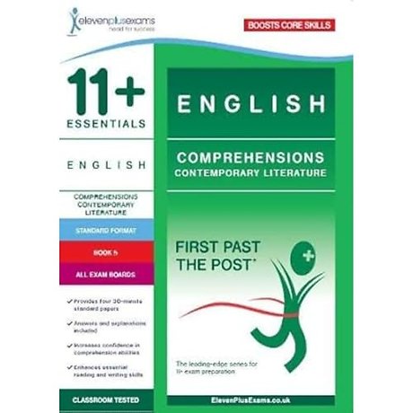 11+ Essentials English Comprehensions: Contemporary Literature Book 5 – Standard Format