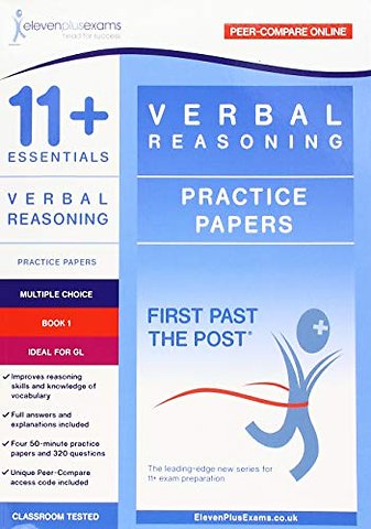 11+ Essentials Verbal Reasoning Practice Papers Book 1