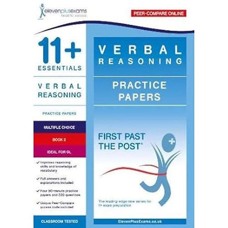 11+ Essentials Verbal Reasoning Practice Papers Book 2