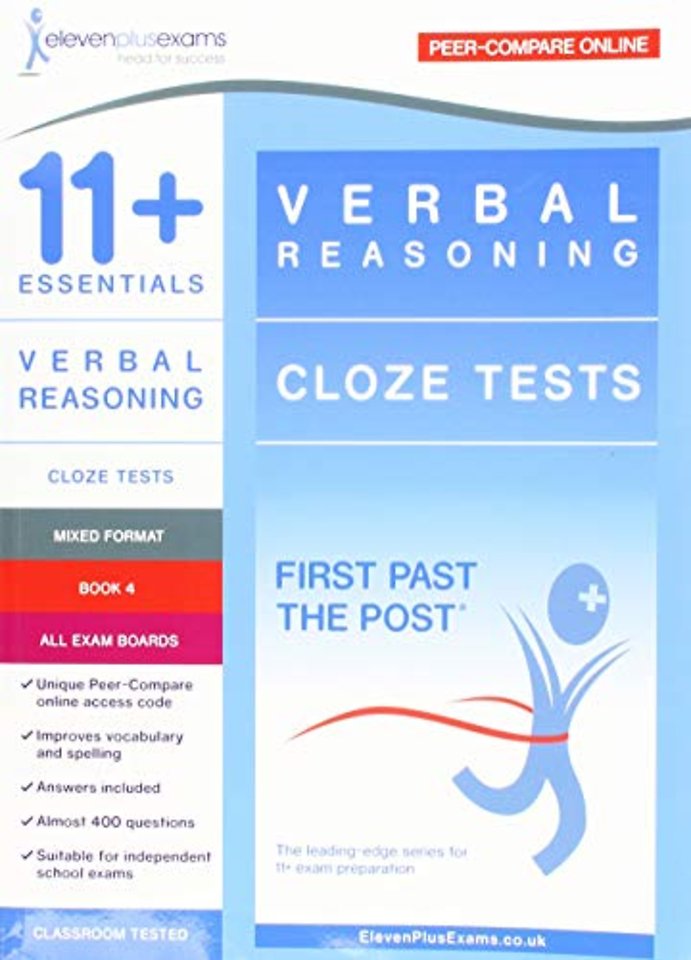 11+ Essentials Verbal Reasoning: Cloze Tests Book 4